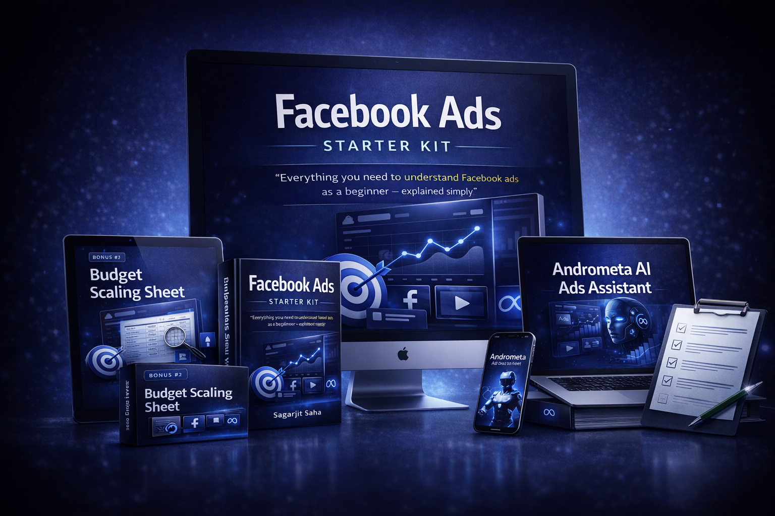 Facebook Ads Starter Kit Offer Mockup